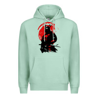 Seafoam samurai warrior Premium Hoodie - linhVisuals