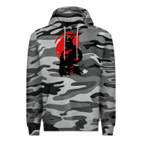 Slate Camo samurai warrior Premium Hoodie - linhVisuals