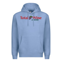 Colony Blue total and wine & more   wine drinker Premium Hoodie - linhVisuals