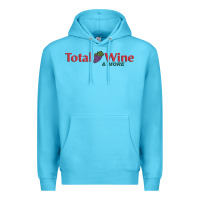 Ocean Blue total and wine & more   wine drinker Premium Hoodie - linhVisuals