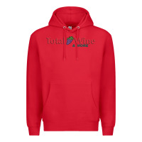 Red total and wine & more   wine drinker Premium Hoodie - linhVisuals