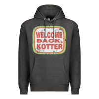 Charcoal Heather welcome back, kotter Premium Hoodie - linhVisuals