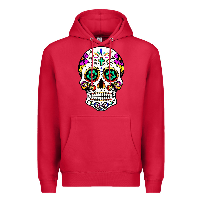 Sugar Skull Premium Hoodie by linhVisuals | Teevron