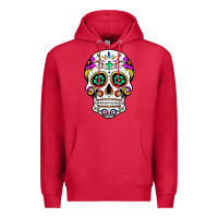 Cardinal sugar skull Premium Hoodie - linhVisuals