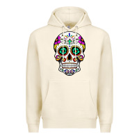Tofu sugar skull Premium Hoodie - linhVisuals
