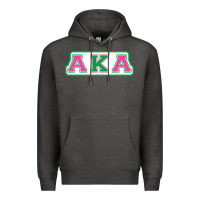Charcoal Heather alpha kappa aka Premium Hoodie - linhVisuals
