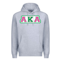 Heather Grey alpha kappa aka Premium Hoodie - linhVisuals
