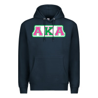 Navy alpha kappa aka Premium Hoodie - linhVisuals