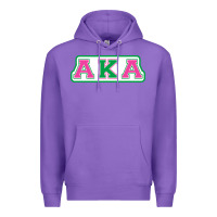 Purple alpha kappa aka Premium Hoodie - linhVisuals