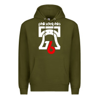 Army Green philadelphia vintage liberty bell Premium Hoodie - linhVisuals