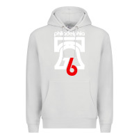 Dove Grey philadelphia vintage liberty bell Premium Hoodie - linhVisuals