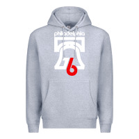 Heather Grey philadelphia vintage liberty bell Premium Hoodie - linhVisuals