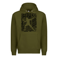 Army Green fencing sport Premium Hoodie - linhVisuals