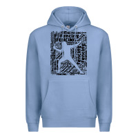 Colony Blue fencing sport Premium Hoodie - linhVisuals