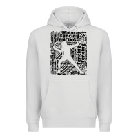 Dove Grey fencing sport Premium Hoodie - linhVisuals