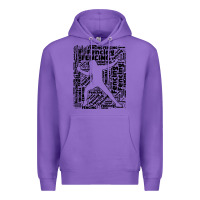 Purple fencing sport Premium Hoodie - linhVisuals
