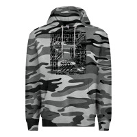 Slate Camo fencing sport Premium Hoodie - linhVisuals