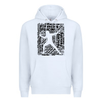 White fencing sport Premium Hoodie - linhVisuals