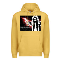 Antique Gold Marilyns angel with scabbed wings Premium Hoodie - linhVisuals