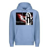 Colony Blue Marilyns angel with scabbed wings Premium Hoodie - linhVisuals