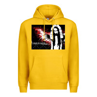 Lemon Marilyns angel with scabbed wings Premium Hoodie - linhVisuals