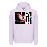 Lilac Marilyns angel with scabbed wings Premium Hoodie - linhVisuals