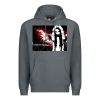 Rock Marilyns angel with scabbed wings Premium Hoodie - linhVisuals