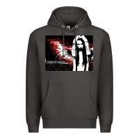 Smoke Marilyns angel with scabbed wings Premium Hoodie - linhVisuals