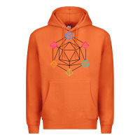Carrot minimal dnd Premium Hoodie - linhVisuals