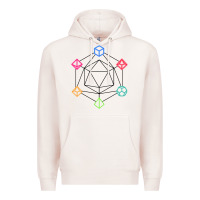 Pale Pink minimal dnd Premium Hoodie - linhVisuals