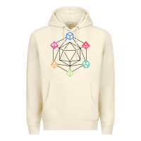 Sandshell minimal dnd Premium Hoodie - linhVisuals