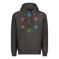 Smoke minimal dnd Premium Hoodie - linhVisuals