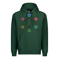 Sports Green minimal dnd Premium Hoodie - linhVisuals