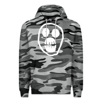 Slate Camo the mighty boosh monkey skull Premium Hoodie - linhVisuals