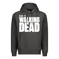 Charcoal Heather the walking dead blood Premium Hoodie - linhVisuals