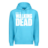 Ocean Blue the walking dead blood Premium Hoodie - linhVisuals