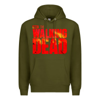 Army Green the walking dead blood Premium Hoodie - linhVisuals
