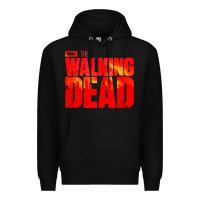 Black the walking dead blood Premium Hoodie - linhVisuals