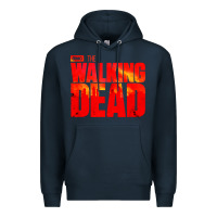 Navy the walking dead blood Premium Hoodie - linhVisuals
