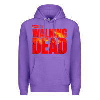 Purple the walking dead blood Premium Hoodie - linhVisuals