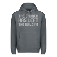 Rock the church has left the building Premium Hoodie - linhVisuals