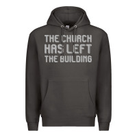 Smoke the church has left the building Premium Hoodie - linhVisuals