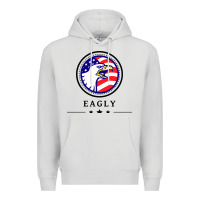 Dove Grey peacemaker eagly Premium Hoodie - linhVisuals