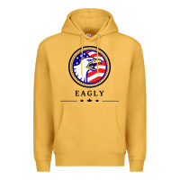 Mustard peacemaker eagly Premium Hoodie - linhVisuals