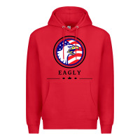 Red peacemaker eagly Premium Hoodie - linhVisuals