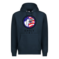Navy peacemaker eagly Premium Hoodie - linhVisuals