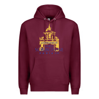 Burgundy universite paris la sorbonne Premium Hoodie - linhVisuals
