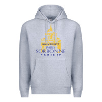 Heather Grey universite paris la sorbonne Premium Hoodie - linhVisuals