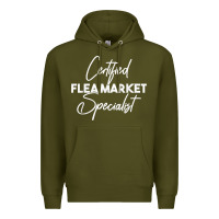 Army Green certified flea market specialist t shirt Premium Hoodie - linhVisuals