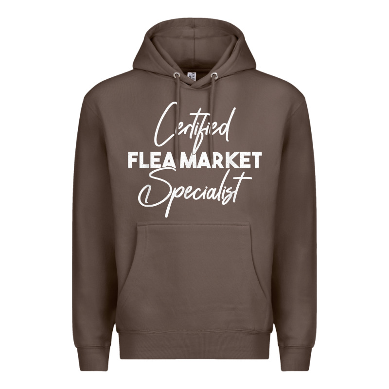 Certified Flea Market Specialist T Shirt Premium Hoodie by linhVisuals | Teevron